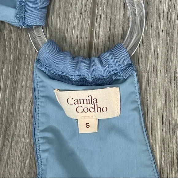 Camila Coelho Serena Top Periwinkle Blue Size Small - Picture 3 of 4